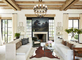 Hereford XX-Large Brazilian Cowhide Rug 8'8"H x 7'1"W #B13454 by Hudson Hides