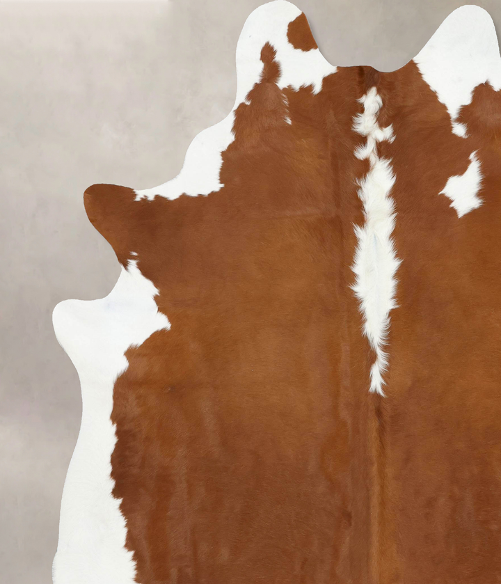 Hereford XX-Large Brazilian Cowhide Rug 8'10"H x 6'11"W #B13455 by Hudson Hides