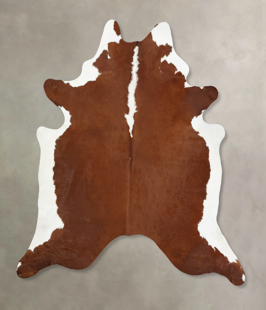 Hereford XX-Large Brazilian Cowhide Rug 8'6"H x 7'6"W #B13456 by Hudson Hides