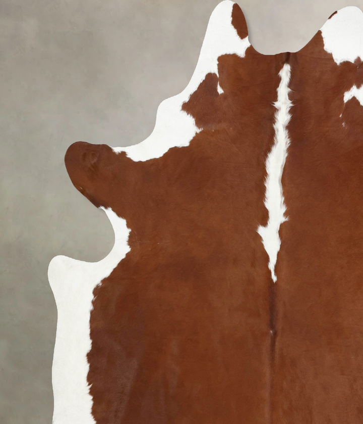 Hereford XX-Large Brazilian Cowhide Rug 8'6"H x 7'6"W #B13456 by Hudson Hides