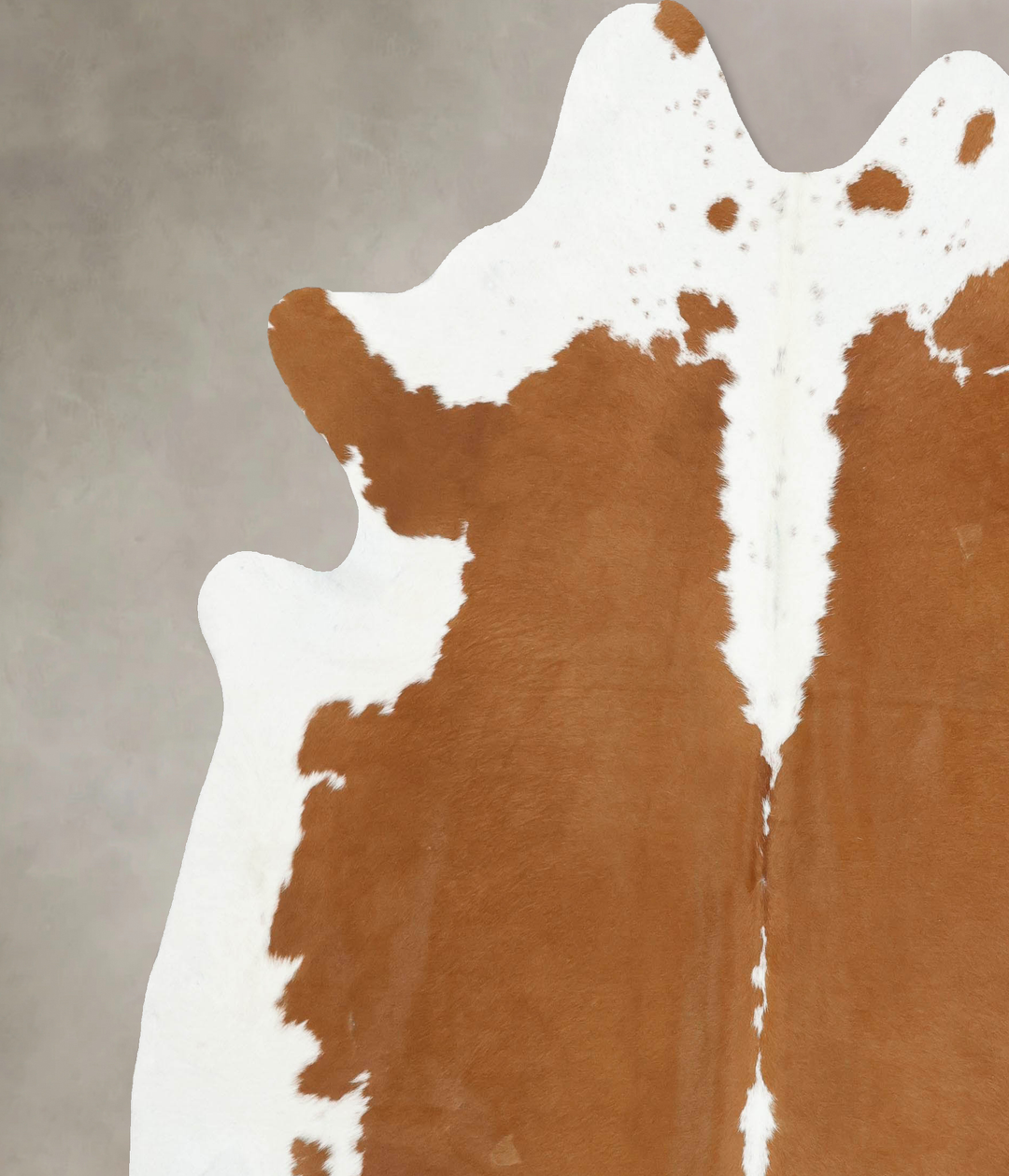 Hereford XX-Large Brazilian Cowhide Rug 8'2"H x 7'4"W #B13457 by Hudso