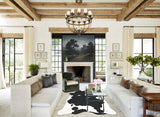 Black and White XX-Large Brazilian Cowhide Rug 7'11"H x 7'1"W #B13461 by Hudson Hides
