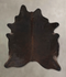 Chocolate X-Large Brazilian Cowhide Rug 7'6