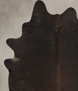 Chocolate X-Large Brazilian Cowhide Rug 7'6"H x 6'0"W #B13464 by Hudson Hides
