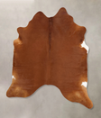 Solid Brown X-Large Brazilian Cowhide Rug 7'9"H x 6'4"W #B13468 by Hudson Hides
