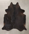Solid Black X-Large Brazilian Cowhide Rug 7'5