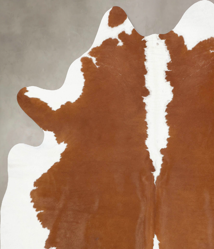 Hereford XX-Large Brazilian Cowhide Rug 8'7"H x 6'11"W #B13494 by Hudson Hides