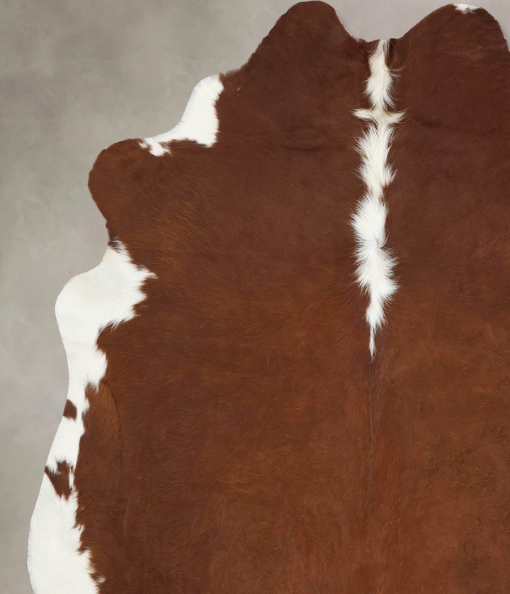 Hereford XX-Large Brazilian Cowhide Rug 7'8"H x 7'0"W #B13495 by Hudson Hides