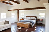 Hereford XX-Large Brazilian Cowhide Rug 7'8"H x 7'0"W #B13495 by Hudson Hides