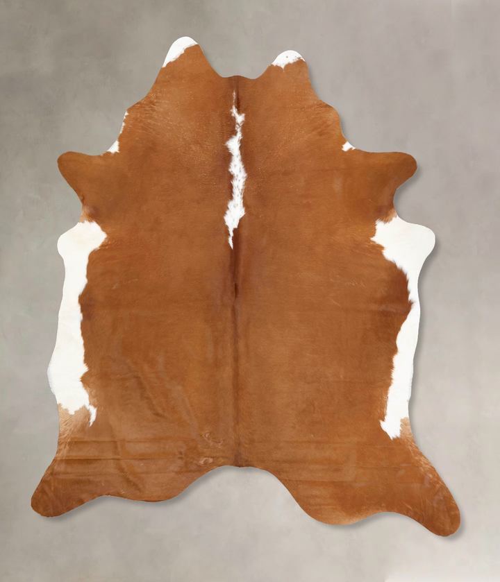 Hereford XX-Large Brazilian Cowhide Rug 8'6"H x 6'10"W #B13511 by Hudson Hides