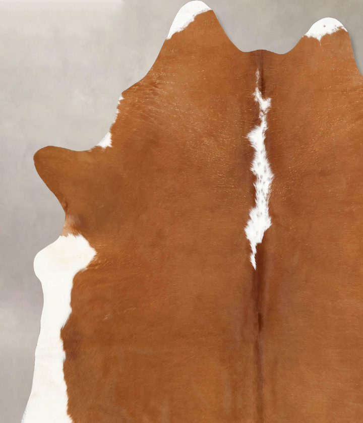 Hereford XX-Large Brazilian Cowhide Rug 8'6"H x 6'10"W #B13511 by Hudson Hides