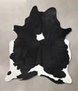 Black and White XX-Large Brazilian Cowhide Rug 8'7"H x 6'5"W #B13518 by Hudson Hides