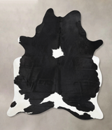 Black and White XX-Large Brazilian Cowhide Rug 8'7"H x 6'5"W #B13518 by Hudson Hides