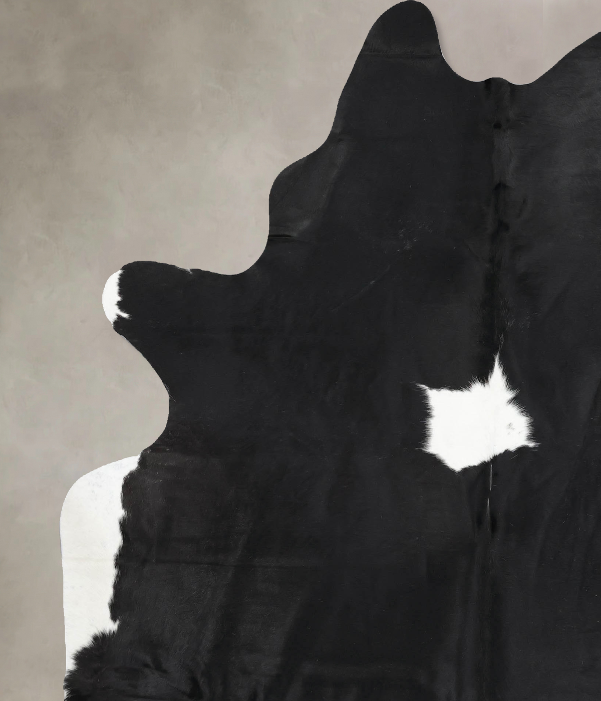 Black and White XX-Large Brazilian Cowhide Rug 8'7"H x 6'5"W #B13518 by Hudson Hides