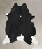 Black and White XX-Large Brazilian Cowhide Rug 8'2