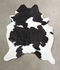 Black and White XX-Large Brazilian Cowhide Rug 8'10