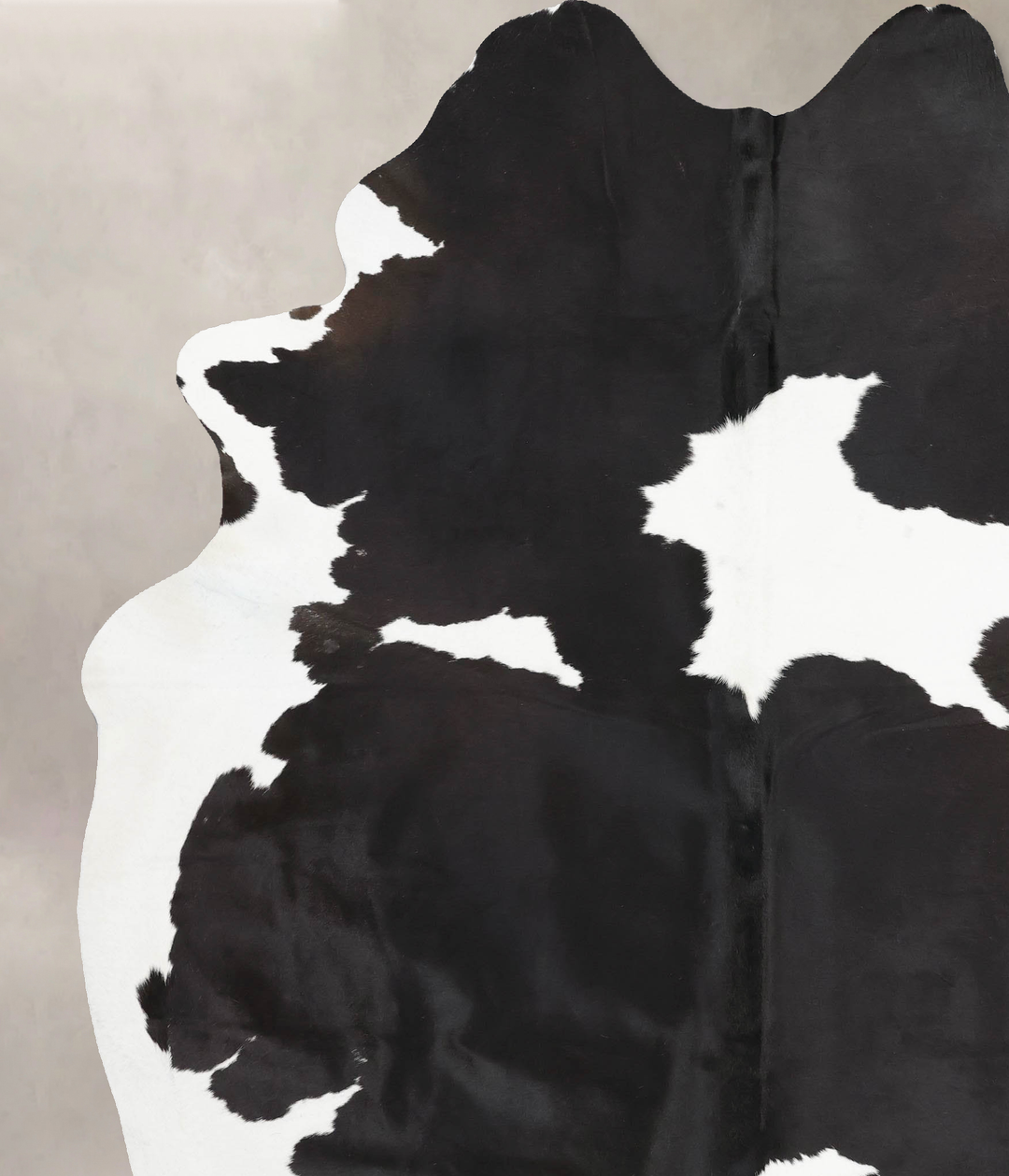 Black and White XX-Large Brazilian Cowhide Rug 8'10"H x 6'11"W #B13522