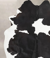 Black and White XX-Large Brazilian Cowhide Rug 8'10"H x 6'11"W #B13522 by Hudson Hides