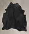Solid Black X-Large Brazilian Cowhide Rug 7'1