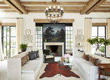 Solid Brown X-Large Brazilian Cowhide Rug 6'11"H x 7'1"W #B13545 by Hudson Hides