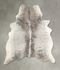 Medium Grey Large Brazilian Cowhide Rug 6'5