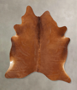Solid Brown X-Large Brazilian Cowhide Rug 7'8"H x 6'4"W #B13551 by Hudson Hides