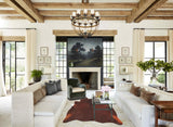 Solid Brown X-Large Brazilian Cowhide Rug 7'5"H x 6'6"W #B13557 by Hudson Hides