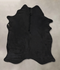 Solid Black X-Large Brazilian Cowhide Rug 7'8