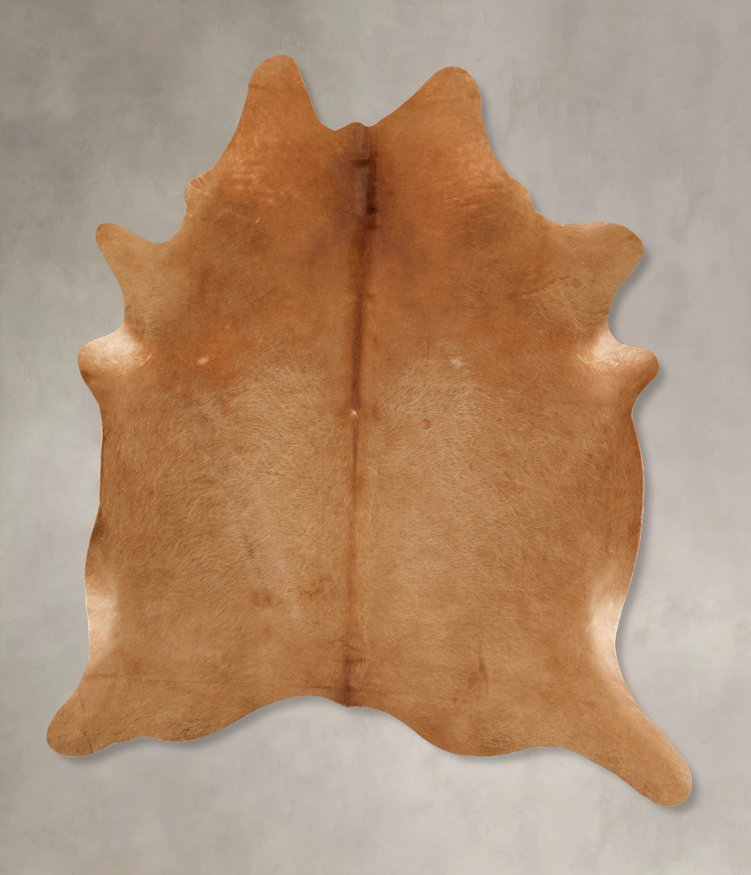 Solid Brown XX-Large Brazilian Cowhide Rug 8'4"H x 7'0"W #B13578 by Hu