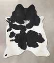 Black and White XX-Large Brazilian Cowhide Rug 8'5"H x 6'8"W #B13587 by Hudson Hides