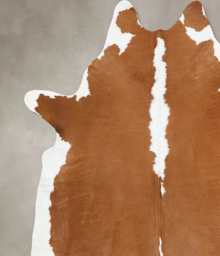 Hereford XX-Large Brazilian Cowhide Rug 8'6"H x 7'11"W #B13591 by Hudson Hides