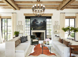 Hereford XX-Large Brazilian Cowhide Rug 8'6"H x 7'11"W #B13591 by Hudson Hides
