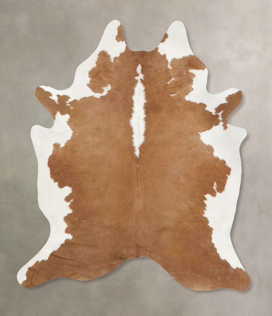 Hereford XX-Large Brazilian Cowhide Rug 8'7"H x 6'11"W #B13592 by Hudson Hides