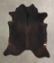 Chocolate X-Large Brazilian Cowhide Rug 7'5