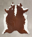 Hereford XX-Large Brazilian Cowhide Rug 8'2"H x 7'6"W #B13600 by Hudson Hides