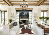 Hereford XX-Large Brazilian Cowhide Rug 8'2"H x 7'6"W #B13600 by Hudson Hides