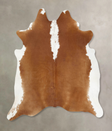 Hereford XX-Large Brazilian Cowhide Rug 8'1"H x 7'4"W #B13602 by Hudson Hides