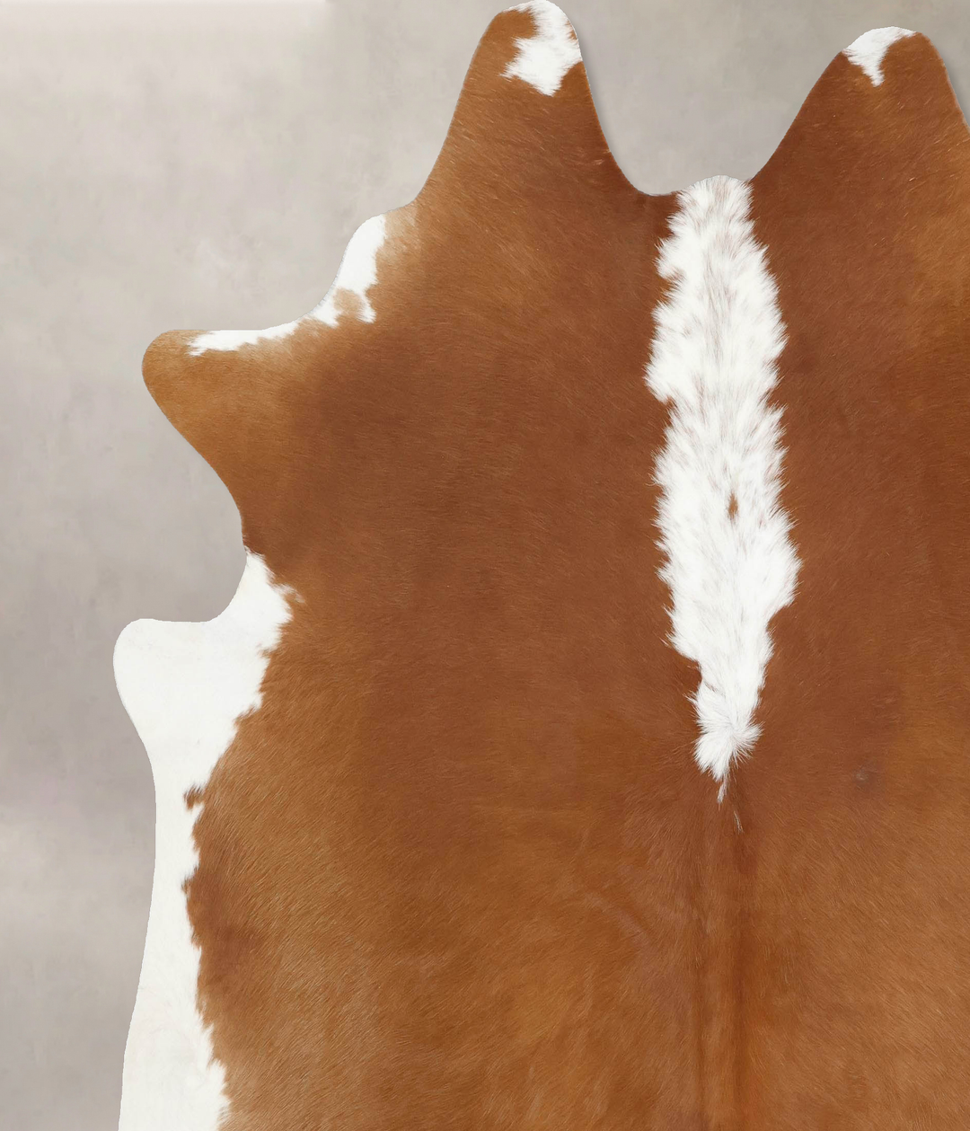 Hereford XX-Large Brazilian Cowhide Rug 8'1"H x 7'4"W #B13602 by Hudso