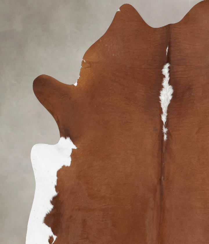 Hereford XX-Large Brazilian Cowhide Rug 7'9"H x 6'9"W #B13608 by Hudson Hides