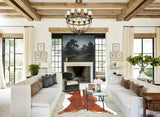 Hereford XX-Large Brazilian Cowhide Rug 7'9"H x 7'4"W #B13611 by Hudson Hides