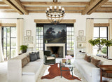 Hereford XX-Large Brazilian Cowhide Rug 8'8"H x 7'6"W #B13614 by Hudson Hides