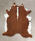 Hereford XX-Large Brazilian Cowhide Rug 7'8"H x 6'9"W #B13616 by Hudson Hides