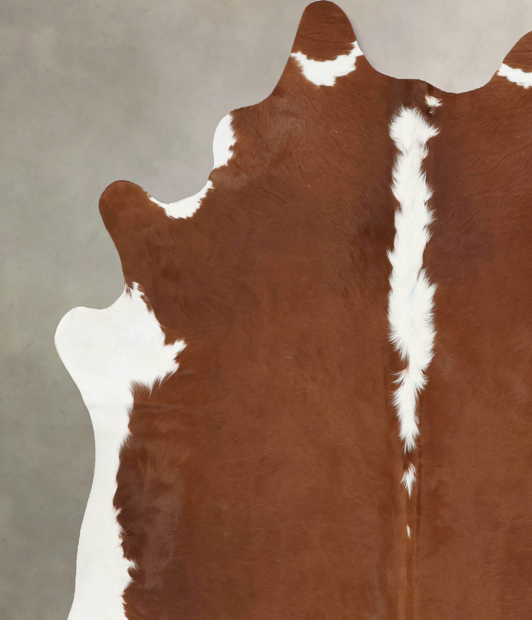 Hereford XX-Large Brazilian Cowhide Rug 7'8"H x 6'9"W #B13616 by Hudso