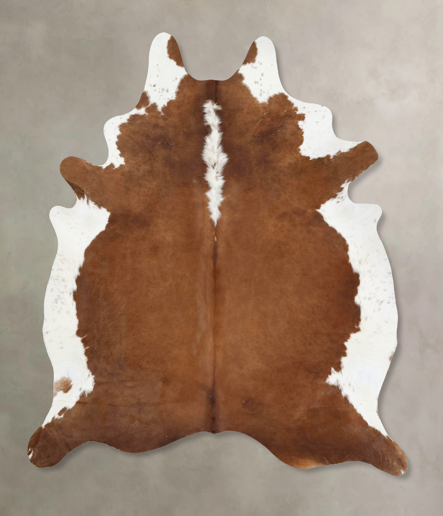 Hereford XX-Large Brazilian Cowhide Rug 8'5"H x 6'8"W #B13623 by Hudson Hides