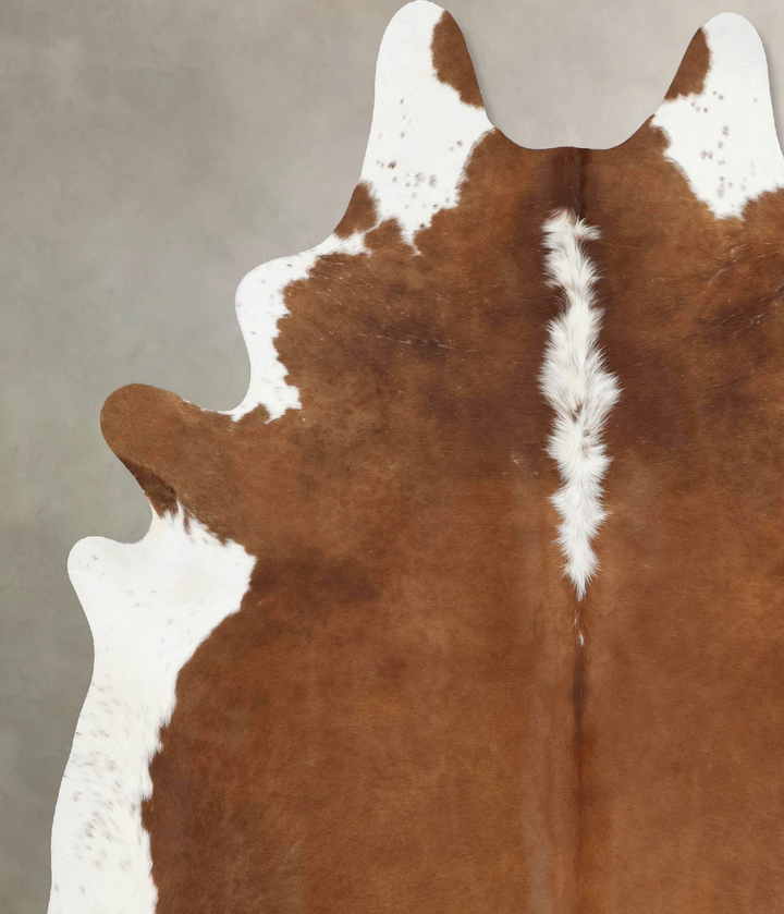 Hereford XX-Large Brazilian Cowhide Rug 8'5"H x 6'8"W #B13623 by Hudson Hides