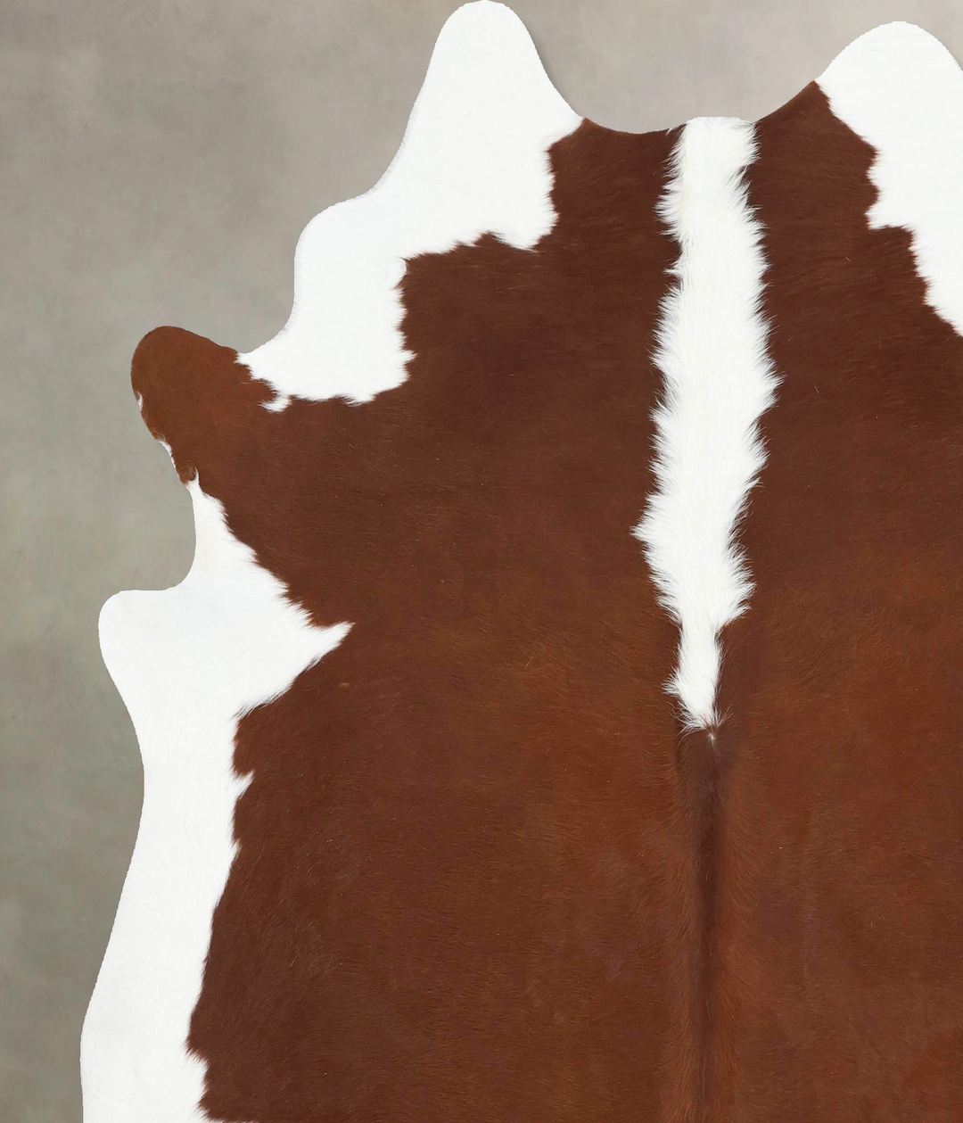 Hereford X-Large Brazilian Cowhide Rug 7'3"H x 6'9"W #B13625 by Hudson
