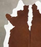 Hereford X-Large Brazilian Cowhide Rug 7'3"H x 6'9"W #B13625 by Hudson Hides