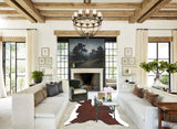 Hereford X-Large Brazilian Cowhide Rug 7'3"H x 6'9"W #B13625 by Hudson Hides