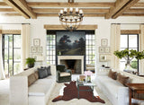 Hereford XX-Large Brazilian Cowhide Rug 8'2"H x 7'2"W #B13626 by Hudson Hides