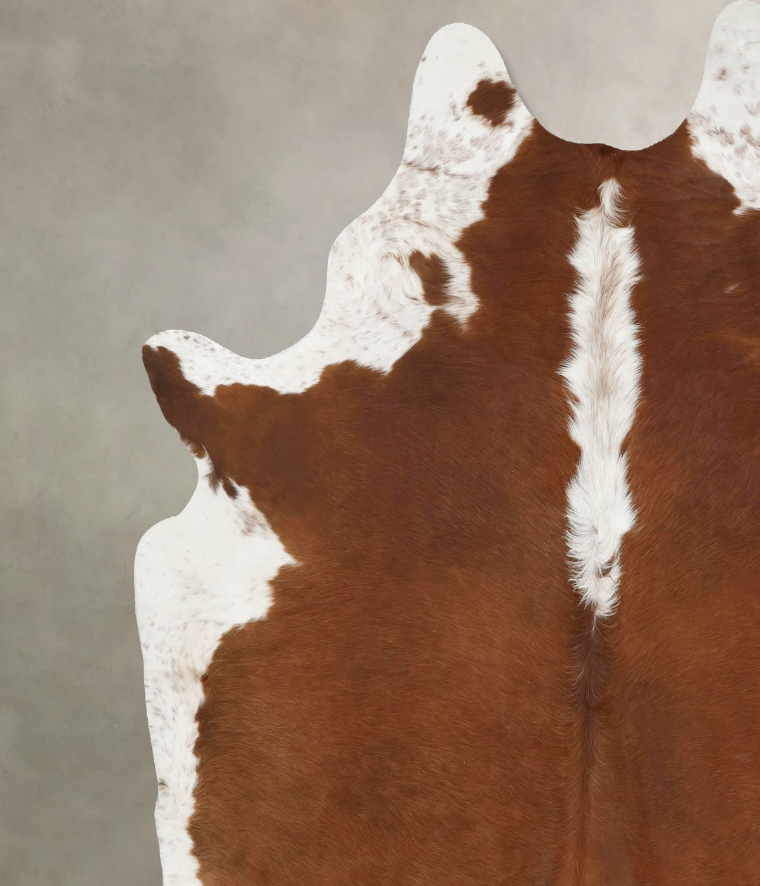 Hereford XX-Large Brazilian Cowhide Rug 9'2"H x 7'10"W #B13627 by Huds